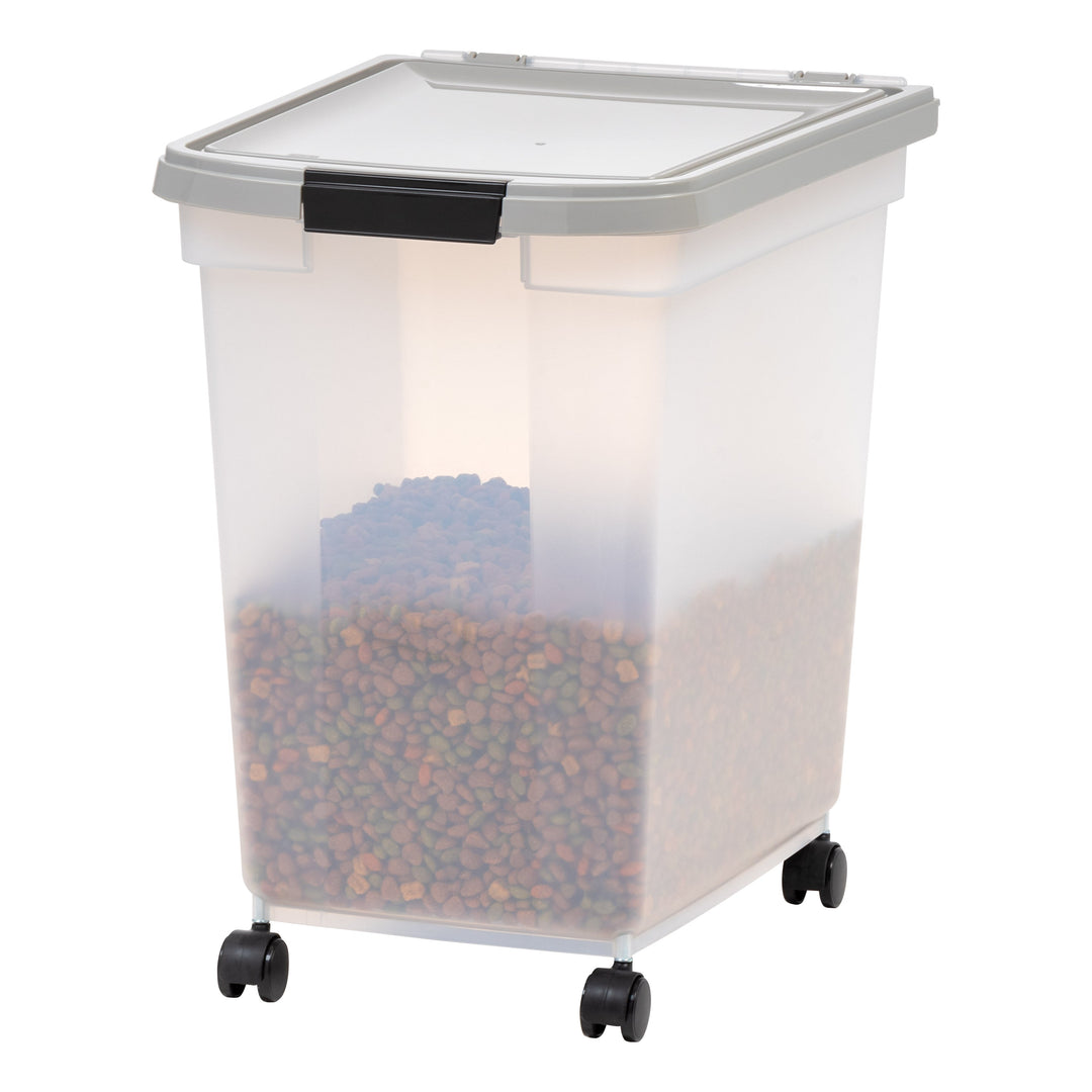 65 Quart Airtight Pet Food Container, Gray - IRIS USA, Inc.